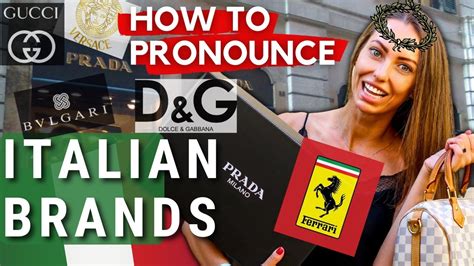 gucci brand pronunciation|ferrari pronunciation in english.